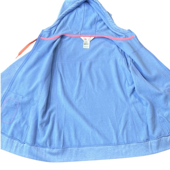 The North Face Periwinkle Full Zip Hooded Athletic Jacket Size Medium - Picture 10 of 16